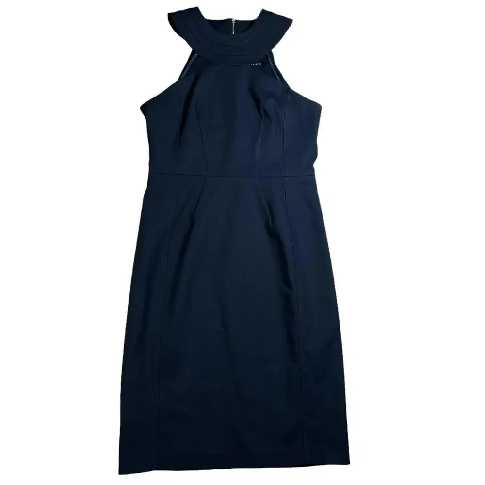 Cynthia Steffe Little Black Dress Cocktail Evening Knee Length Bodycon Size 8